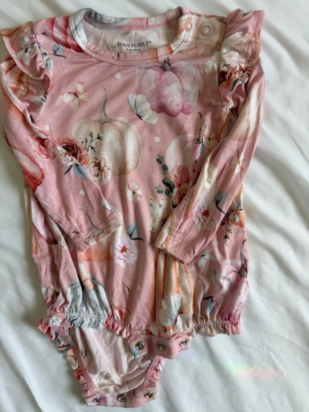 Posh Peanut Talena bubble romper baby girl size 3-6m